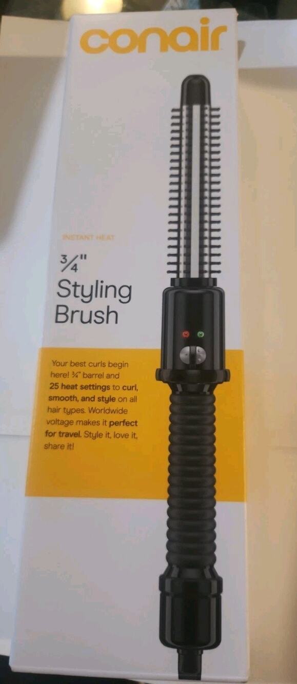 Conair Instant Heat Styling Brush, 3/4-Inch